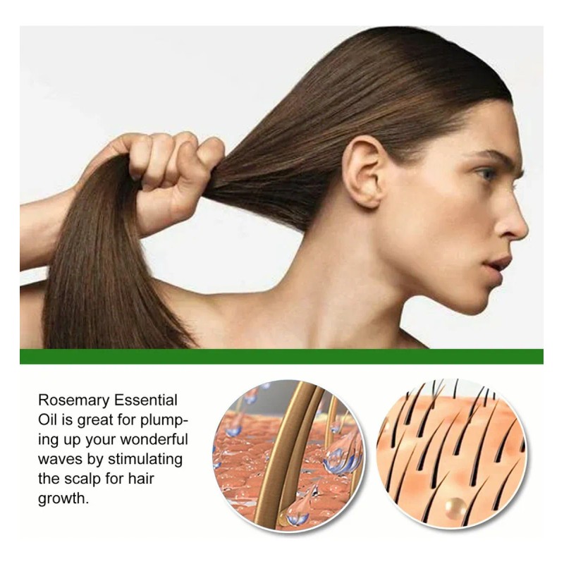 Pelo Aceite De Romero Para El Crecimiento Del Cabello, Suero