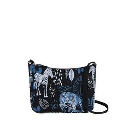 Eco Right Cape Bag for Women & Purse for Girls, Canvas Crossbody Bags for Women Sling Bag, Tiger & Zebra