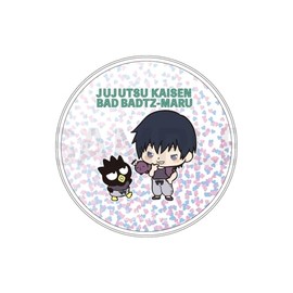 Magical Warfare Kaidama Tamaori x Sanrio Characters Fushiguro Jinji Bad Batu Maru Glitter Coaster 07.
