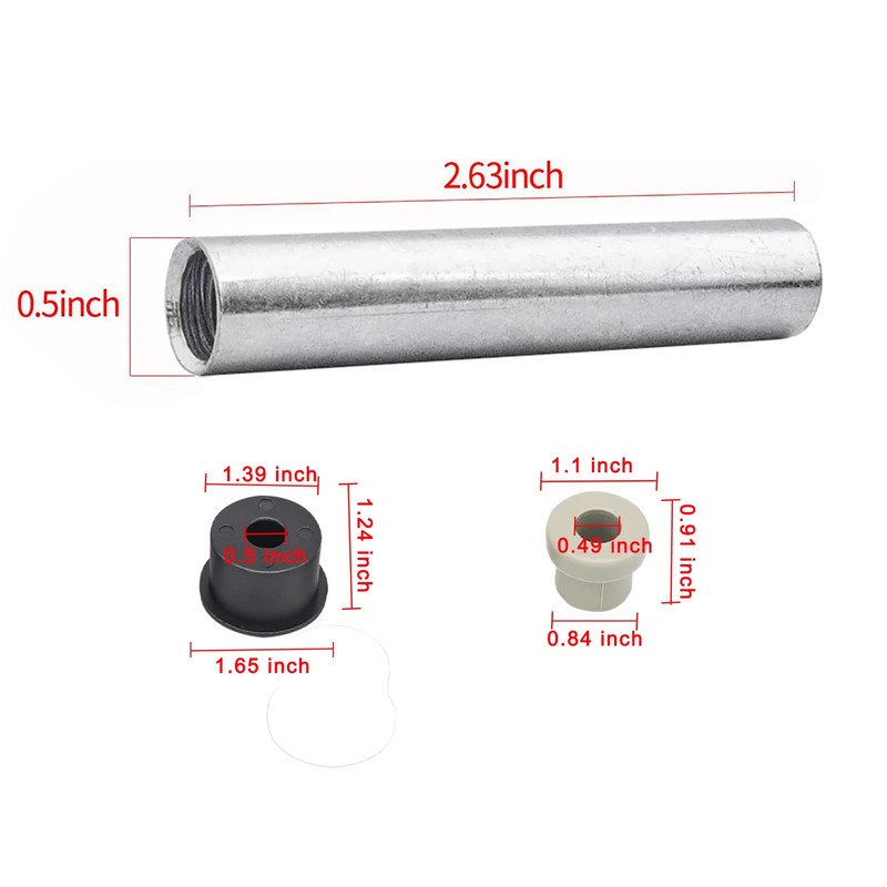 Rear Leaf Spring Sleeves Bushing Kit for EZGO RXV 2008