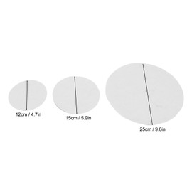 72 Pcs Felt Plate Dividers, Plates Dinner Plates 3 Sizes Round Thick Felt Plate Dividers Dish Protectors Pads for Moving Stacking Packing