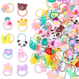 100 Stück Haargummi Damen, Haargummis Mädchen, Zopfgummis Mädchen, Haargummis Kinder, Geeignet für Kinder, Babys, Mädchen und Frauen