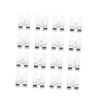 iplusmile 150 Pcs Spring Wire Connectors Gutter End Caps Lamp