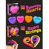 Schylling Nee Doh Squeeze Hearts & Heart Strings...Groovy, Squishy, Squeezy,