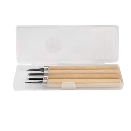 4pcs Wood Carving Knife Carving Chisels Manual Sharpener Carving Tools Set for Woodworking Wood Engraving Rubber Stamp Pattern Carving Craft Projects(#2)