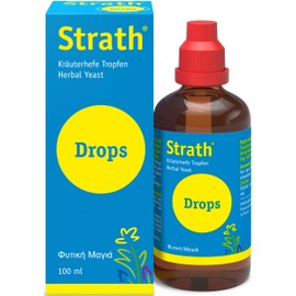 Strath Strath Convalescence Drops - Cold & Flu Remedy & Immune System Support Supplement in Liquid Form, Natural Swiss Herbal Yeast with 61 Vital Nutrients, Vitamins & Minerals for Immunity Boost (100 ml)