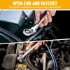 Pilida 10mm Ratchet Wrench Flex Head: Box End Wrench 12Pt|