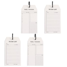 Notepad, Pocket Size, Todo List, Notebook, To Do List, Set of 4, Mini, Portable, Convenient Lining, Removable, Daily Work, Study, Work, Time Management, Stationery, Office Supplies, Schedule Book,