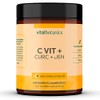 Vitalbotanics Vitamina Naranja Cúrcuma Jengibre 200 Cápsulas 500mg Multivitamínico Suplementos