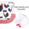 PETKNOWS Standard Chicken Saddle, Hen Apron with Elastic Straps, Suit