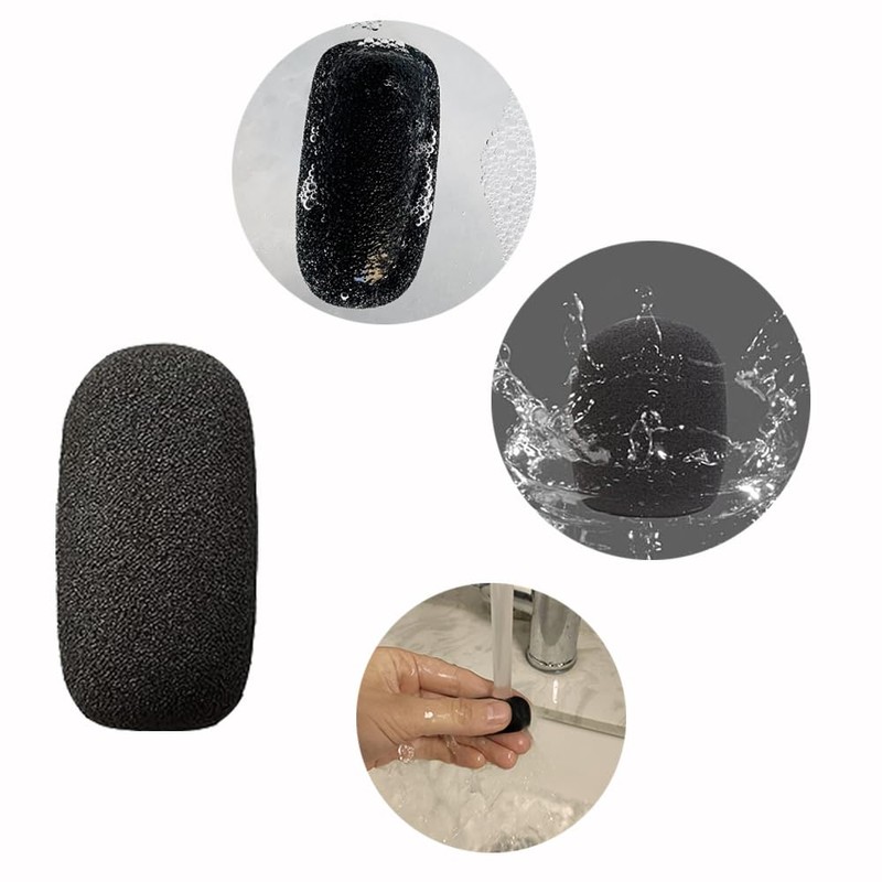 L Foam Microphone Windshield Kit, Sponge Covers for Improved Sound