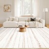 Nakagishi 7x9 Area Rug Living Room: Washable Boho Large Neutral