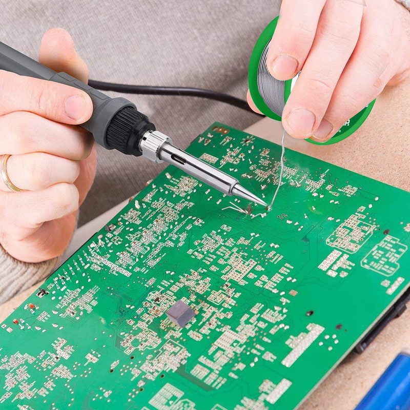 AUSTOR 0.8mm Lead Free Solder Wire with Rosin Core, 200g