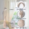 Pretty Jolly 4 Pack Long Tassel Curtain Tiebacks Handmade Braided