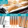 Baguette Baking Tray,Bread Baking Tray,Bread Molds Pans for 4 Wave