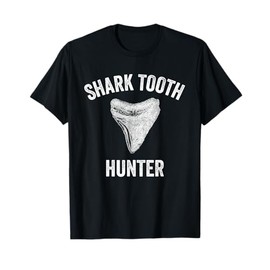 Shark Tooth Hunter Megalodon Fossilized Sharks Teeth Crafts T-Shirt