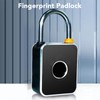 Fingerprint Padlock IP65 Waterproof Keyless Biometric Thumbprint Lock Smart Padlock