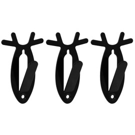 MSSOHKAN European Mount Skull Hanger with Antler Shape Deer Skull Mount for Deer Mule Antelope Coyote and Small Game Animals 3 Pack