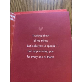 Unbranded Bejeweled glittery Valentine's Day Card  Suitable for anyoneSealed in cellophane