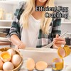 2PCS Easy Egg Opener Plus 1PCS Stainless Steel Egg Opener,