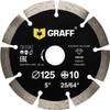 GRAFF Diamond Disc 125 mm for Stone, Concrete, Curb, Natural