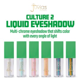 Juvia's Place Liquid Eyeshadow Culture 2 High Life - Glitter Liquid Eyeshadow, Multichrome Eyeshadow, Metallic Eyeshadow, Eye Shimmer, Iridescent Eyeshadow, Glitter Makeup, Sparkly Eyeshadow