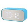 Alarm Clock Mirror Electronic Intelligent Noise Reduction 45MM Loudspeaker Double