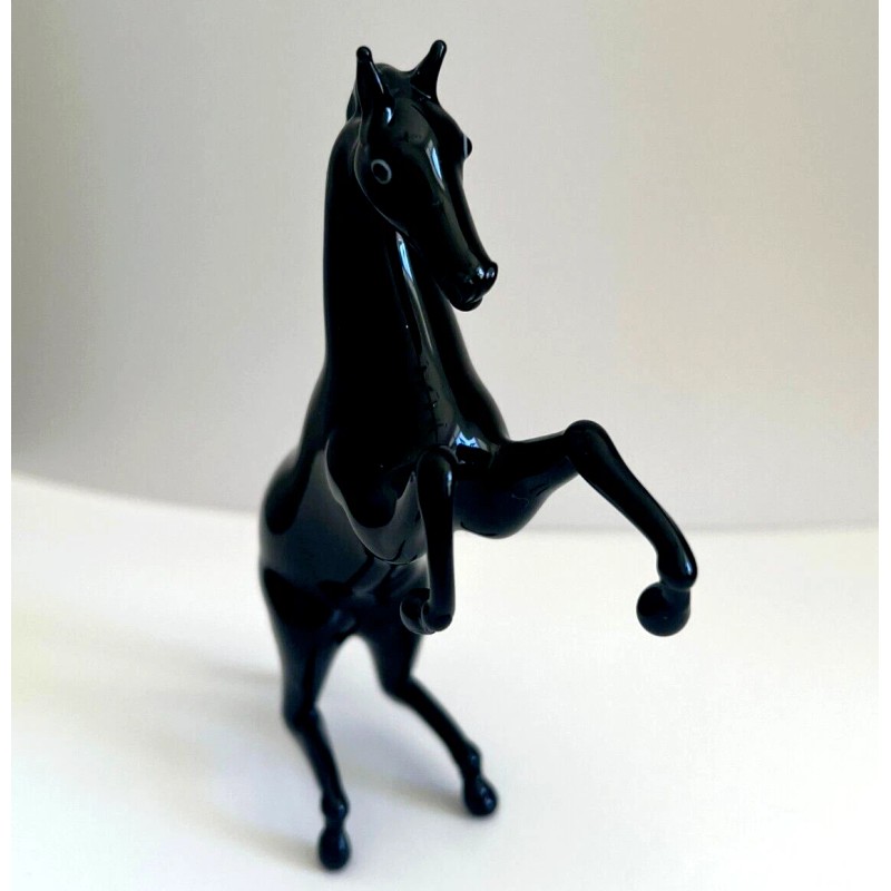 Murano Glass, 4 1/2 inches, Handcrafted Unique Standing Arabian Horse