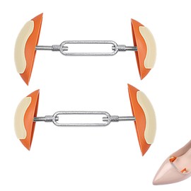 Pack of 2 Shoe Stretchers, Shoe Stretcher, Shoe Width, Adjustable 7-12 cm, Shoe Widths with Rotating Screws, Shoe Separator for Men and Women, for Leather Shoes, Boots, High Heels, Sports Shoes