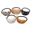 Ipetboom 5pcs Acetate Ponytail Hair Ties for Women Elastic Hair