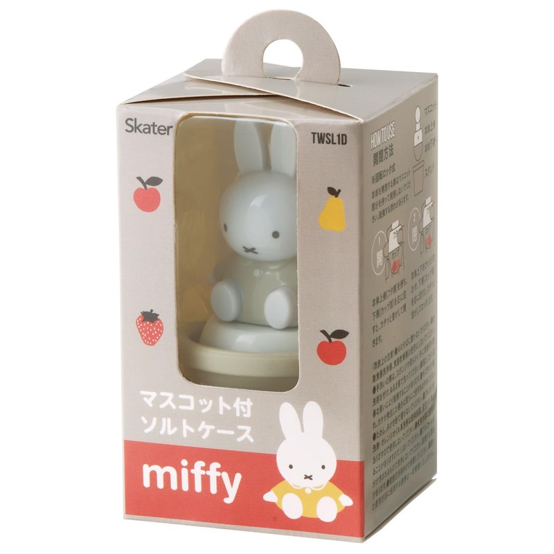 Skater TWSL1D-A Miffy Salt Case with Mascot Salt and Pepper