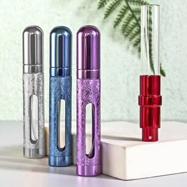 AJDPOI Travel Perfume Atomizer Refillable Portable Mini Refillable Perfume Atomizer Bottle,Atomizer Perfume Bottle,Refillable Perfume Spray Travel 4 Pcs Pack of 12ml