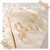 NAISKA 15PCS Hair Clips, Gold Hair Braid Beads Clips, Dreadlock