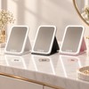 LED Dimmable Makeup Mirror with 3 Color Light Modes, Adjustable