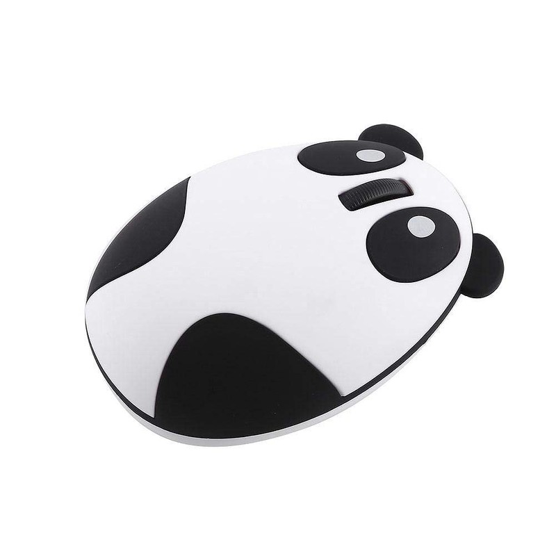 Panda Computer Mouse, Ratón Óptico Inalámbrico de 2.4GHz, con Dos