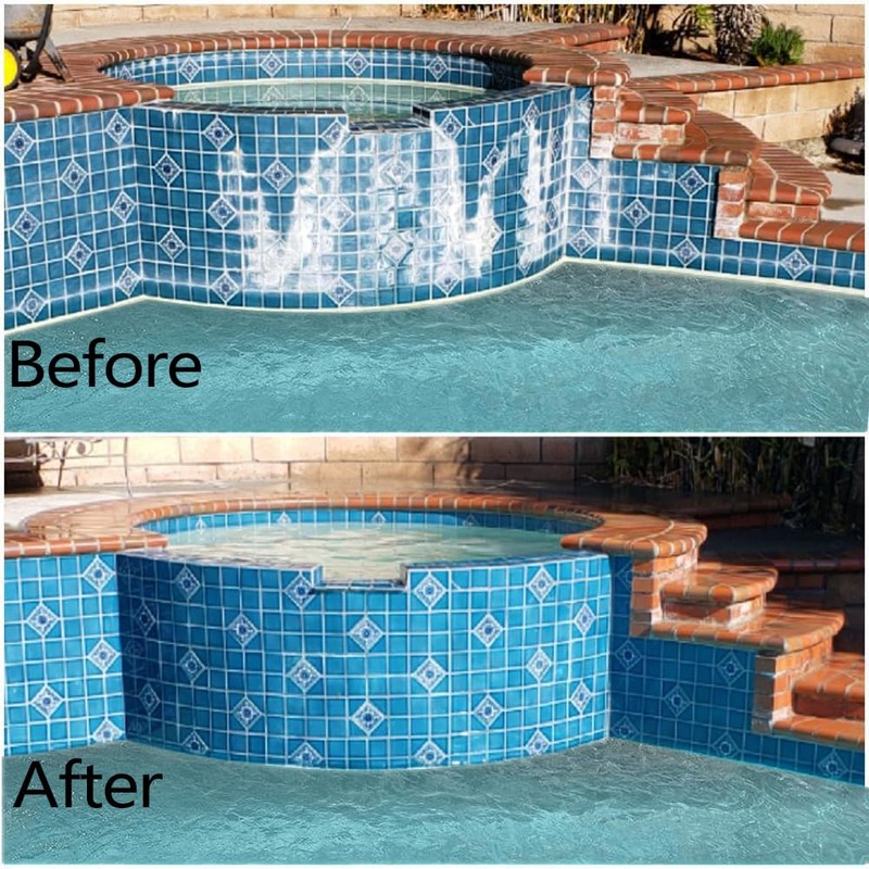 NEOHATION Pool Pumice Stone and 5 inch Stainless Steel Pool