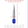 Stainless Steel Rope Splicing Nail FID with Wooden Handle Diameter.