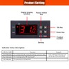 4Pcs STC-1000 110V-220V Digital LED Temperature Controller, Microcomputer Digital Display