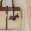 Wei Tech Dachshund Faux Leather Keyring - Cute Bag Charms