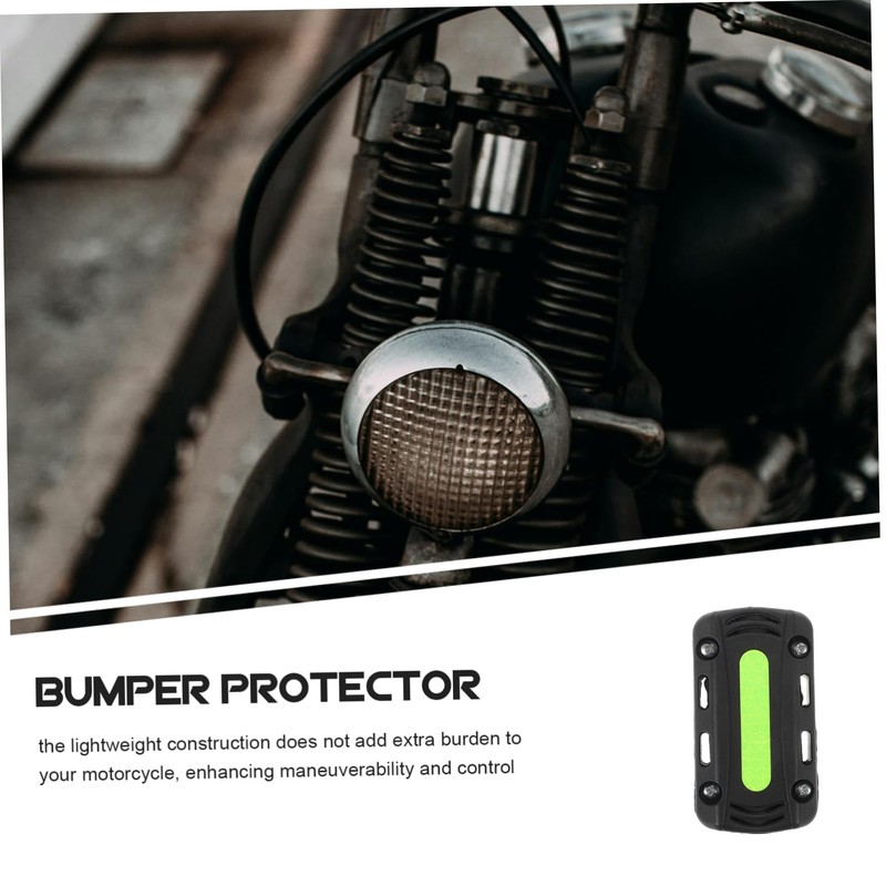 Mikinona Motorcycle Bumper Guard Black Plastic Fall Block for Motorbikes