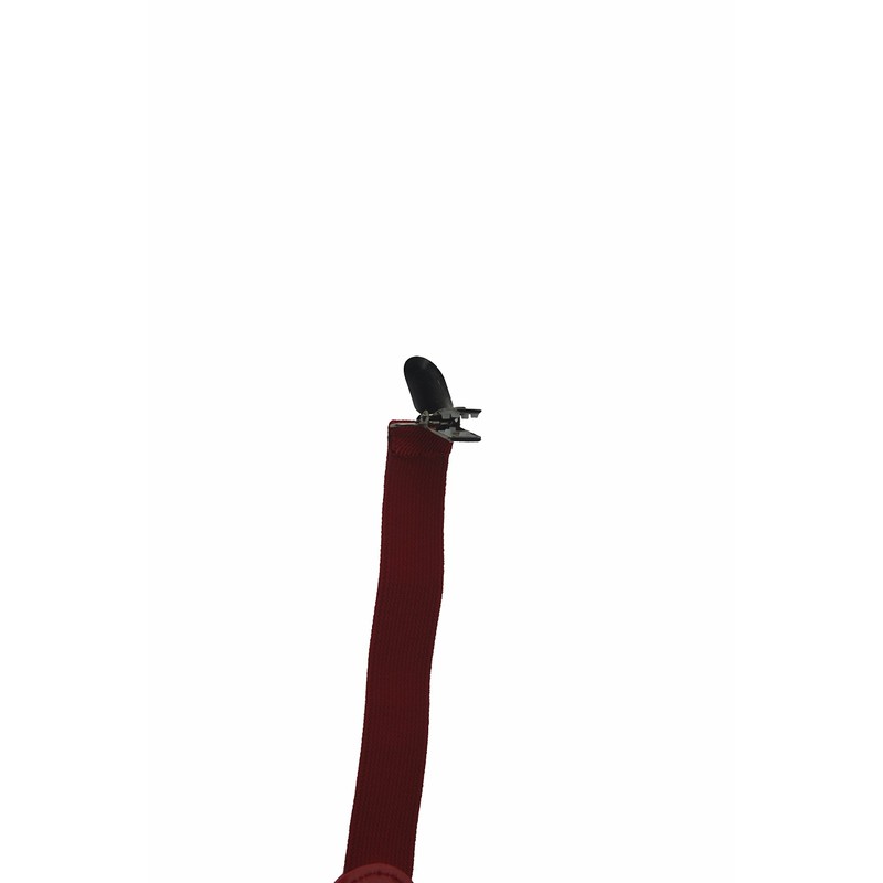 Men's Classic Solid Suspenders Matching Bow Tie Set Braces (Green)