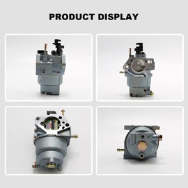 Vkinman 0J58620157 Carburetor for Generac GP5500 GP6500 GP6500E GP7500E 389cc 8125W Jingke Huayi Kinzo Ruixing 13HP 14HP 15HP 16HP 188F 190F Portable Generator Carb Kit with Fuel Tank Shut Off Valve