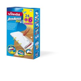 Vileda AttrActive Plus Dust Catcher Wipes (Pack of 24)