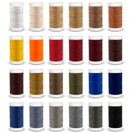 Leather Thread Saddle Denim Thread J20 Sewing Thread Thickness 20 Approx. 100 Meters (0218 - Red)