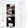 3 PCS Silicone Flexible Measuring Cups,Melting Cups for Epoxy Resin,Butter,Chocolate
