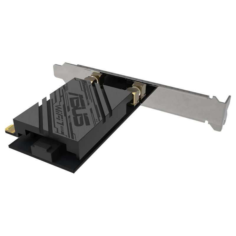 ASUS PCE-BE92BT WiFi 7 PCI-E Adapter (2 External Antennas and