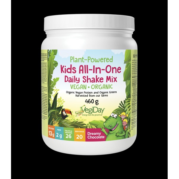Natural Factors Kids All-In-One Daily Shake Mix Dreamy Chocolate 460 g