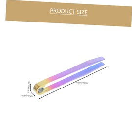 OSALADI Titanium Alloy Tweezers Camping Cutlery Keychain Tweezers Travel Mini Tool Outdoor and Home Use