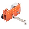 Orange Hand Cranked Chainsaw Sharpener 30° Portable Manual Chainsaw Chain
