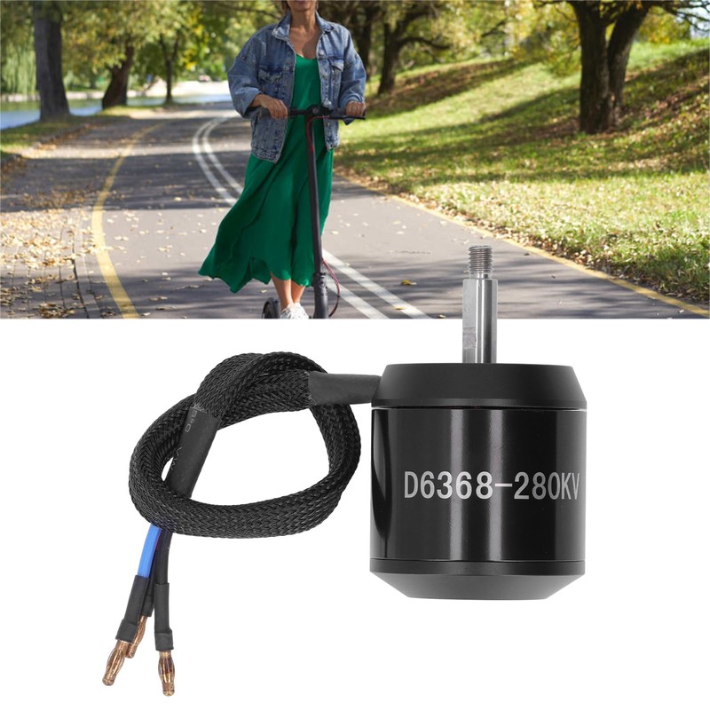 Scooter Brushless Motor 280KV Aluminum Alloy Threaded Shaft Low Noise
